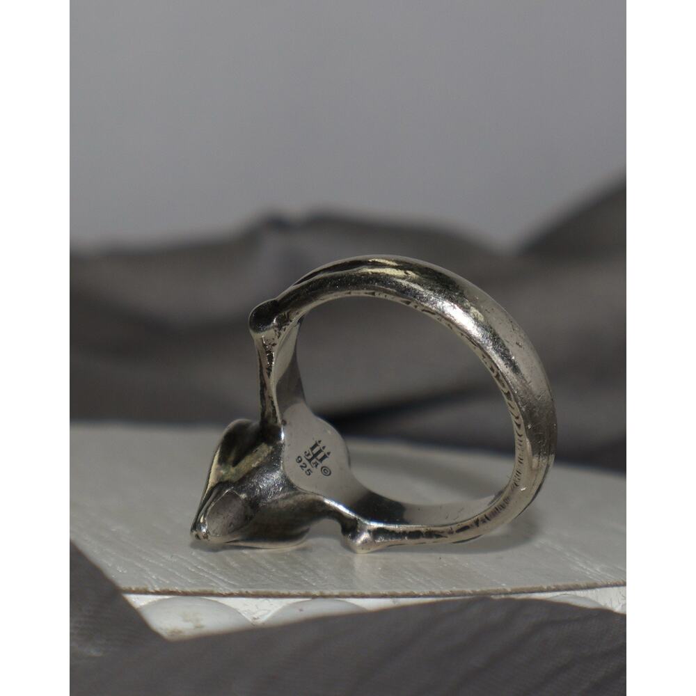 Retired James Avery 925 Bird On A Branch Ring 10.49G / Sz 7.5 - Picture 2 of 4